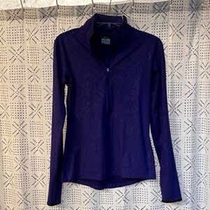 Nike Pro Dri Fit Long Sleeve Top Fleece Lined